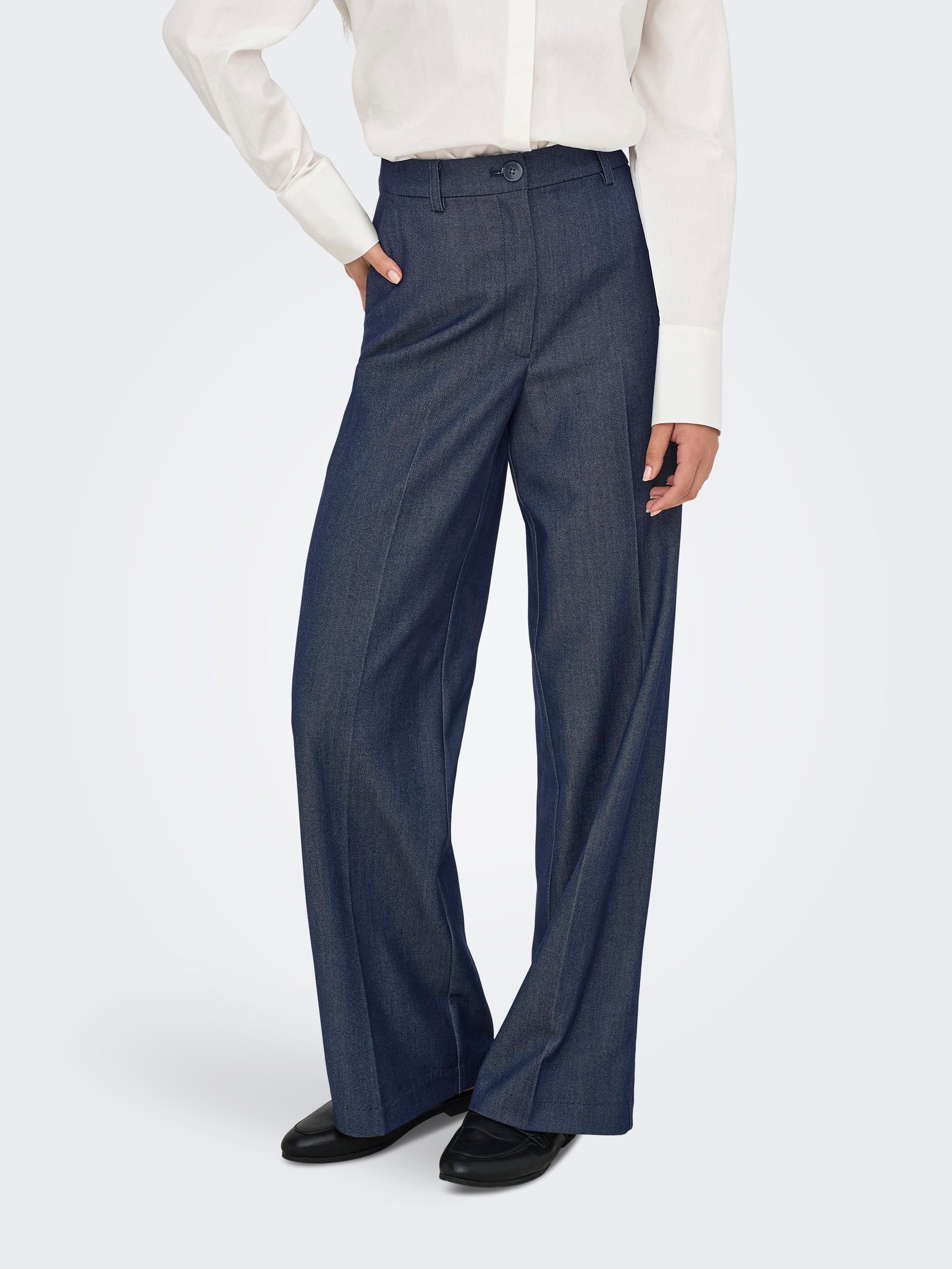 Pantalón JDY Anthony Bloom Cintura alta Largo 32 15358635