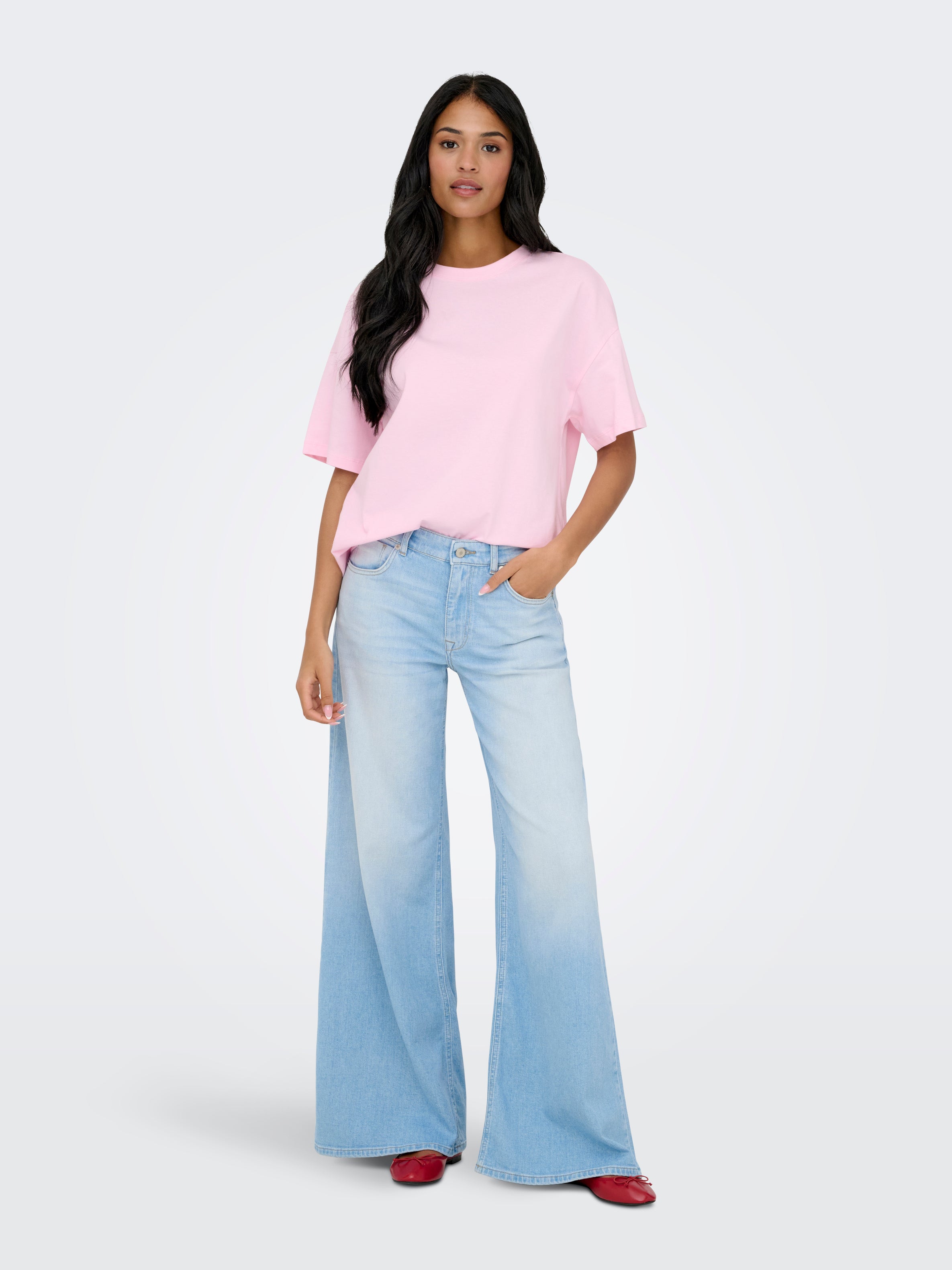 Tshirt JDY Carla Power Cherry 15356228