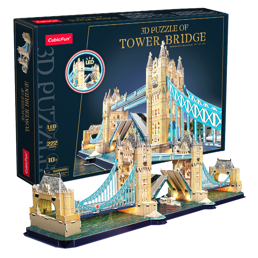 Rompecabezas 3D Puente CubicFun L531h