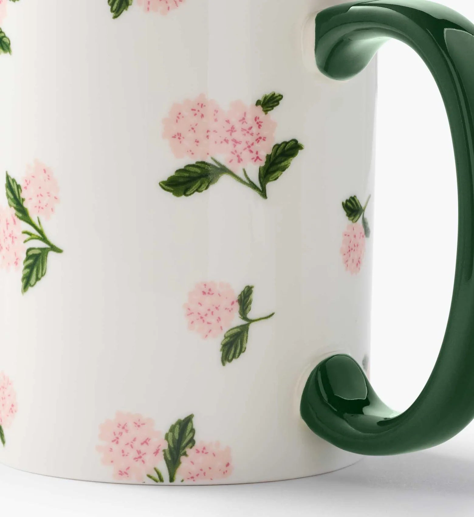 Pink Hydrangea Porcelain Mug MUG029