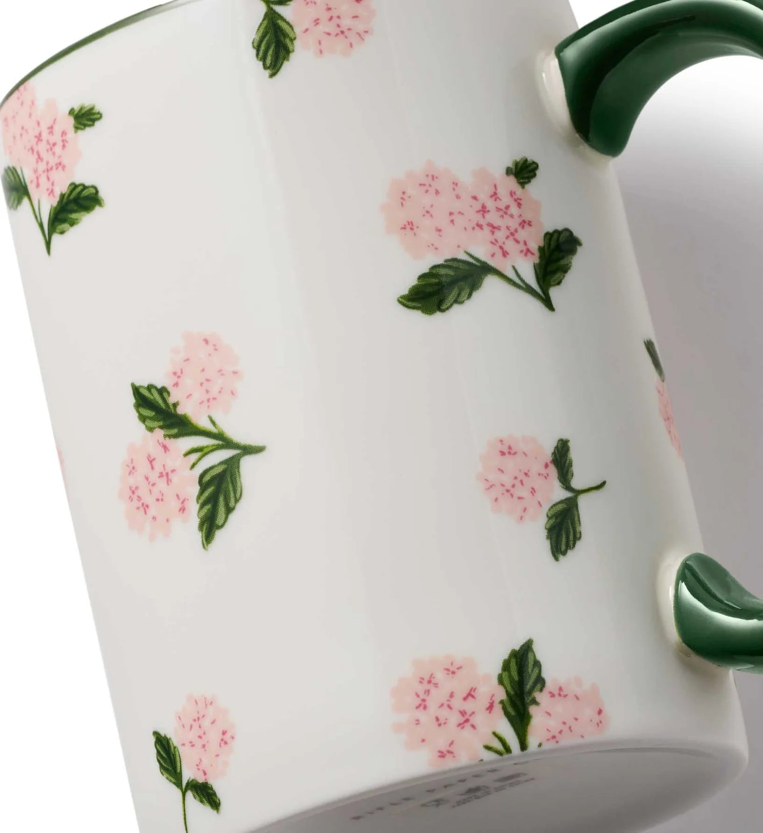 Pink Hydrangea Porcelain Mug MUG029