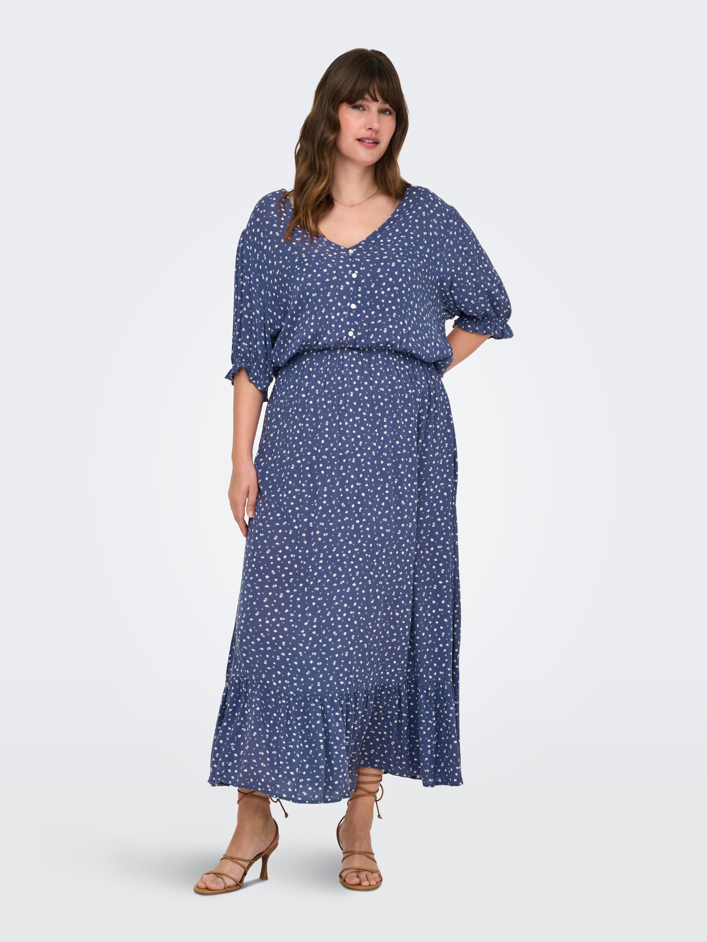 Vestido Only Carmakoma Chianti 15323369