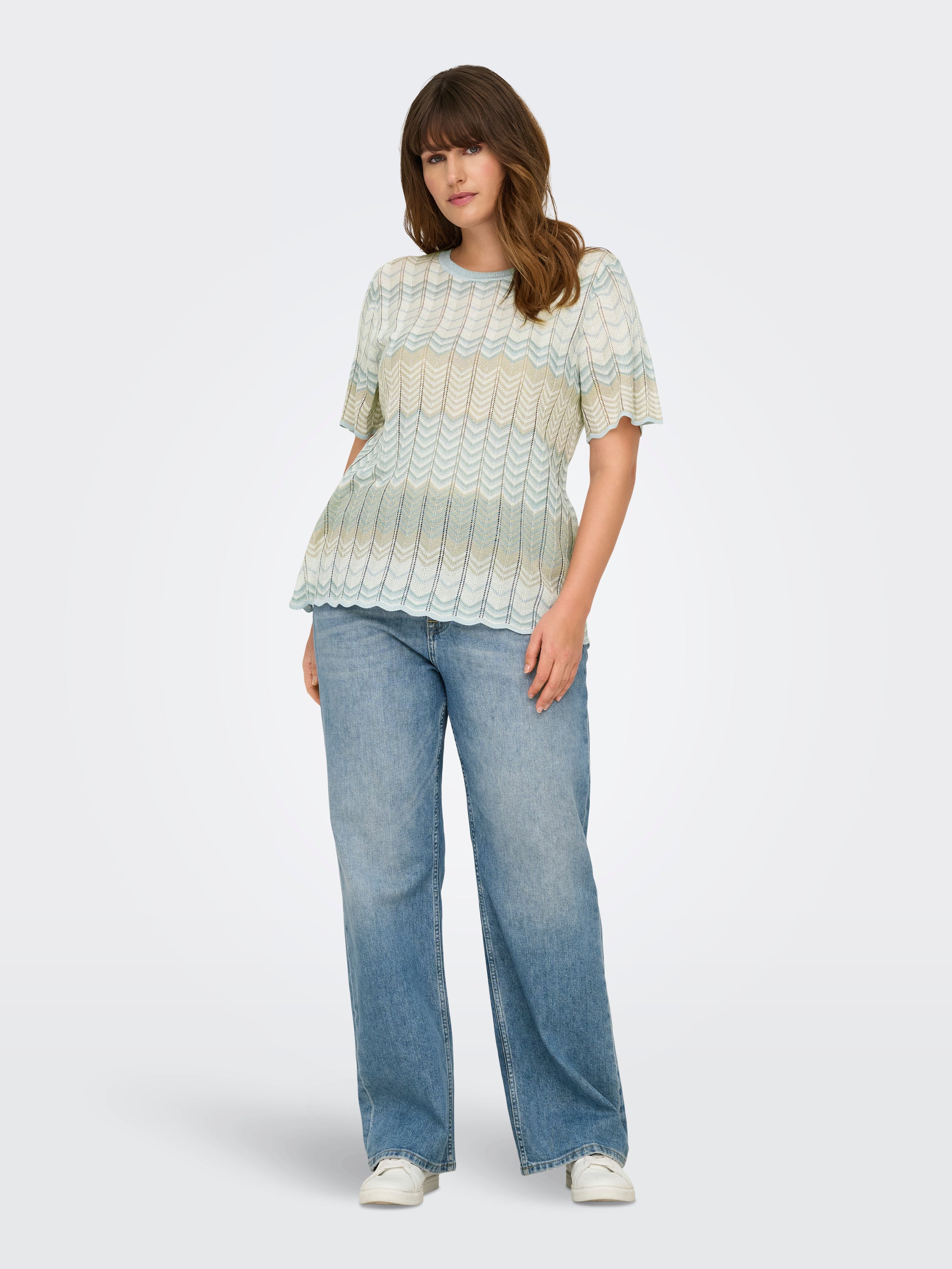 Blusa Only Carmakoma Alvira 15319011