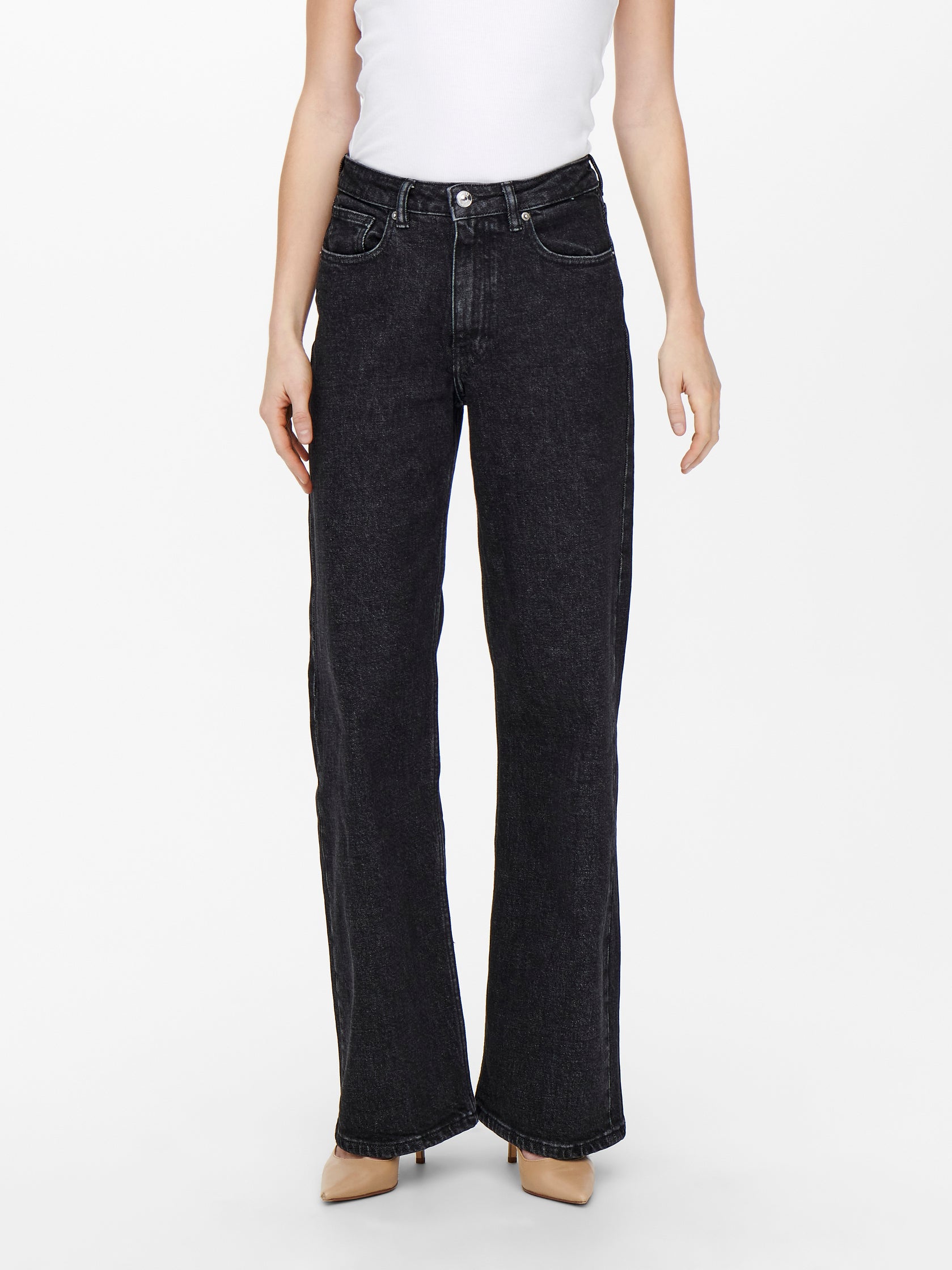 Jeans Only Juicy Wide Leg Cintura alta Largo30 15235241