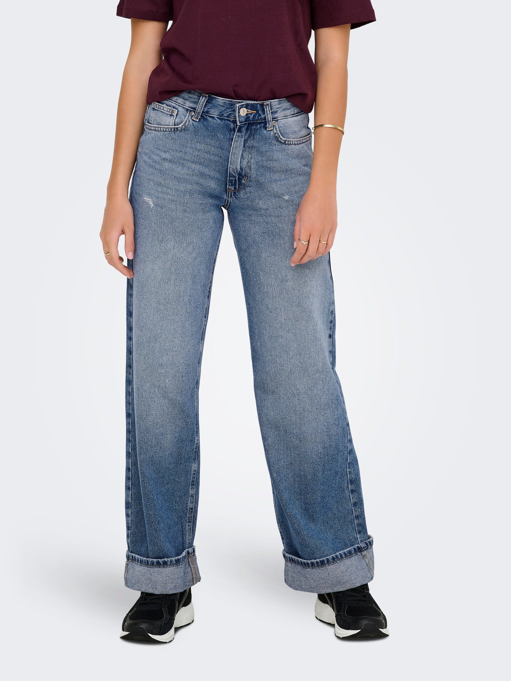 Jeans Only Ella Wide Cintura Media Largo 32 15344976