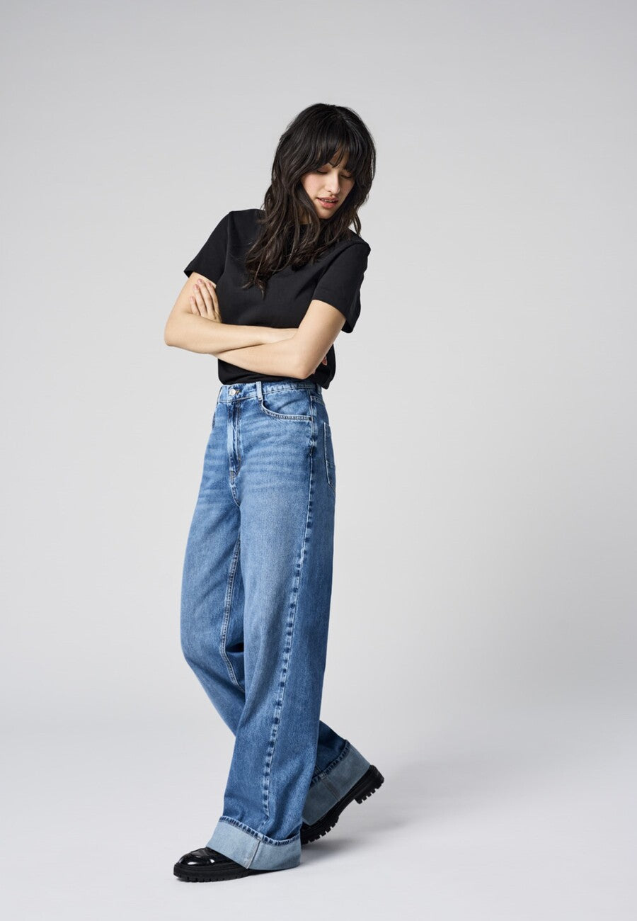 Jeans Only Hope Wide Fold Cintura alta Largo 30 15325823