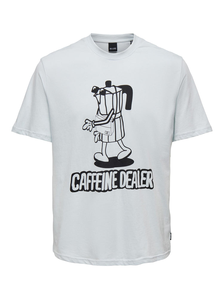 Tshirt Only & Sons Caffeine 22026058