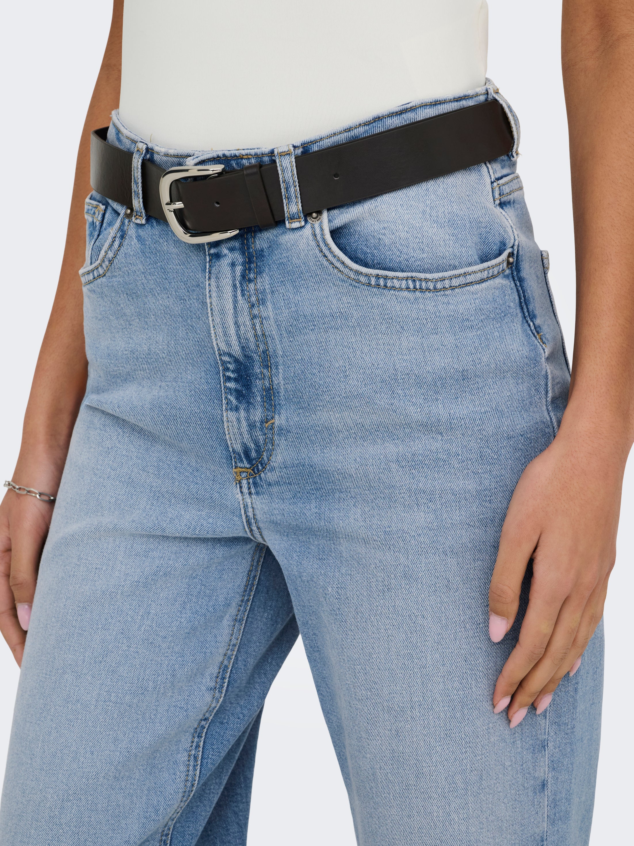 Jeans Only Juicy Wide Leg  Cintura alta Largo 32 15234743