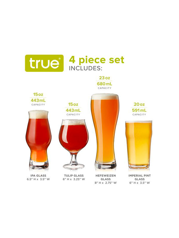 Set de vasos para cerveza True 10869