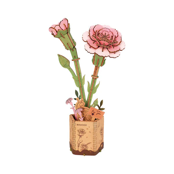 Puzzle Pink Carnation Rowood TW051