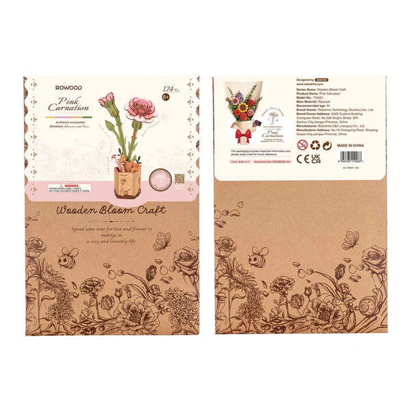 Puzzle Pink Carnation Rowood TW051