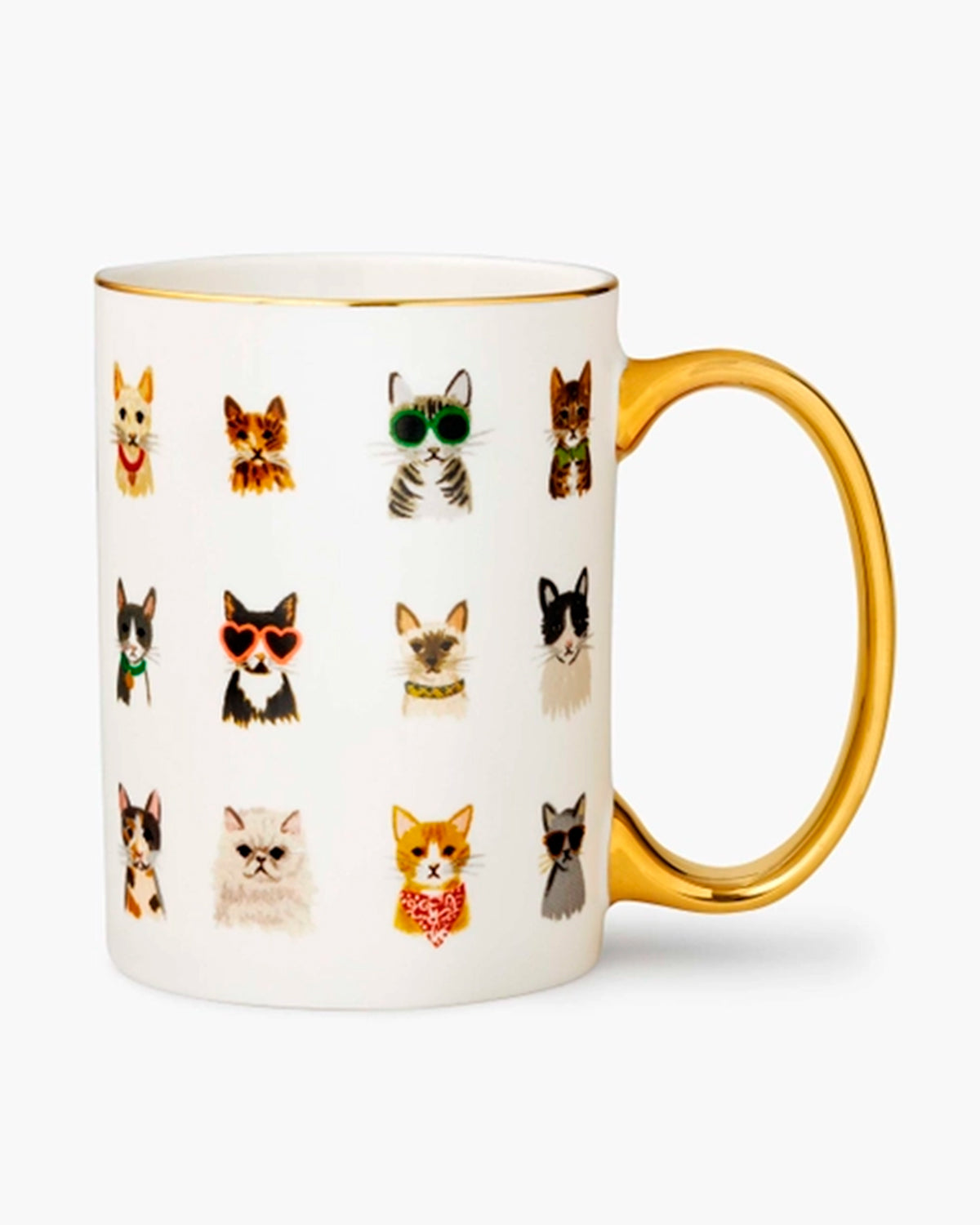 Cool Cats Porcelain Mug Rifle Paper MUG007