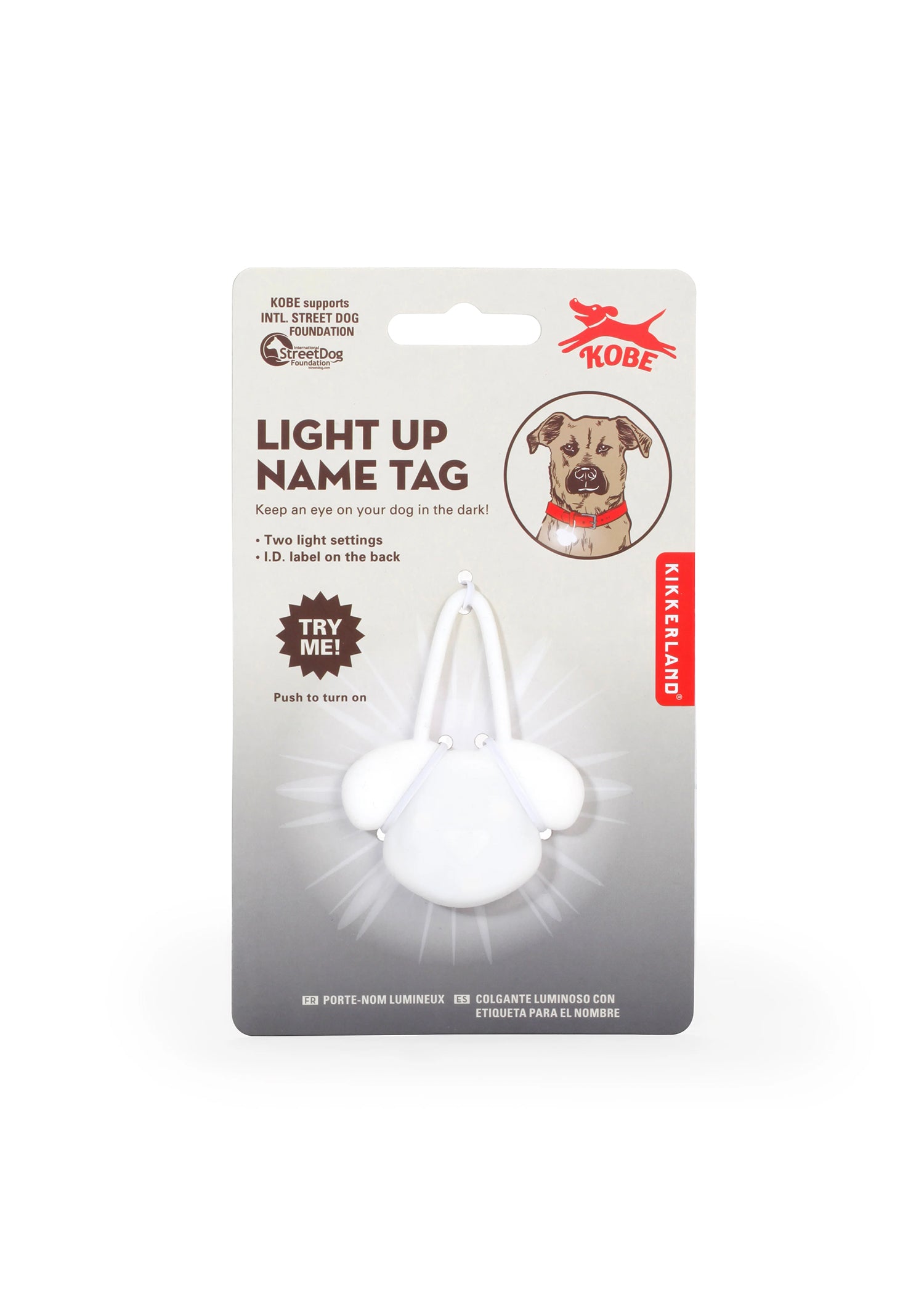 Luz para collar de mascotas Kikkerland DIG34