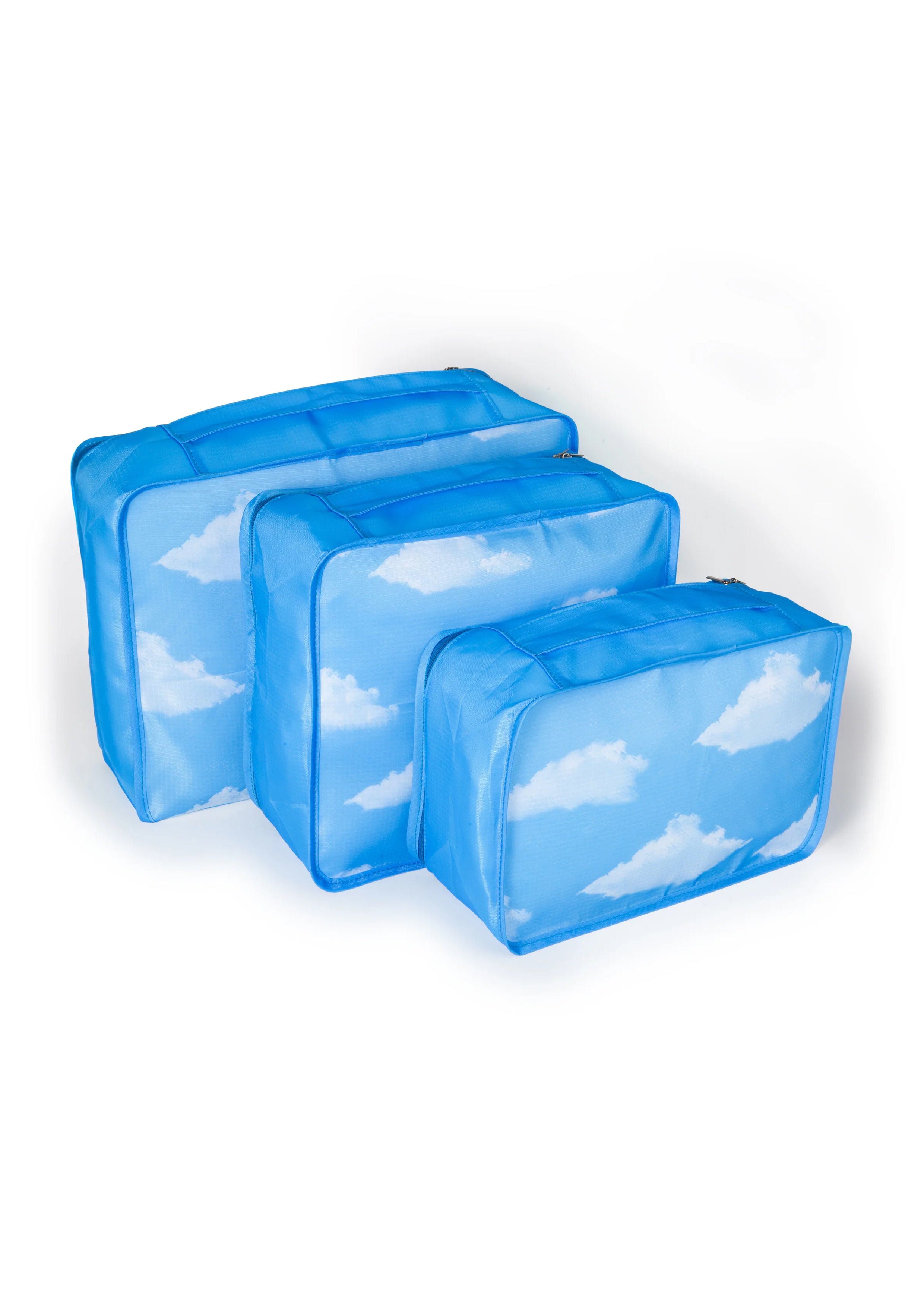 Set 3 Bolsas Organizadoras De Viaje Nubes TT66