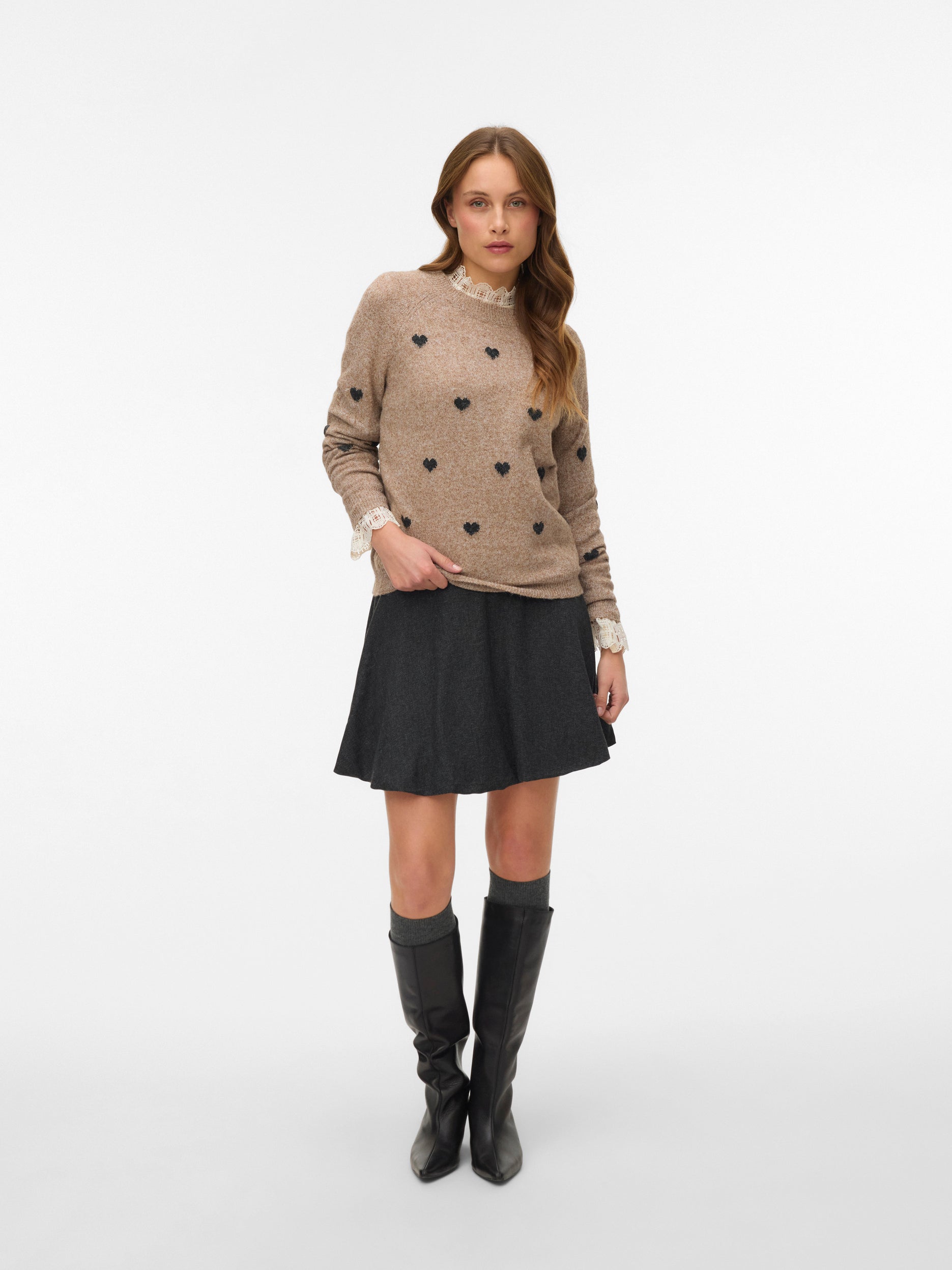 Abrigo Vero Moda Doffy Intarsia 10330790