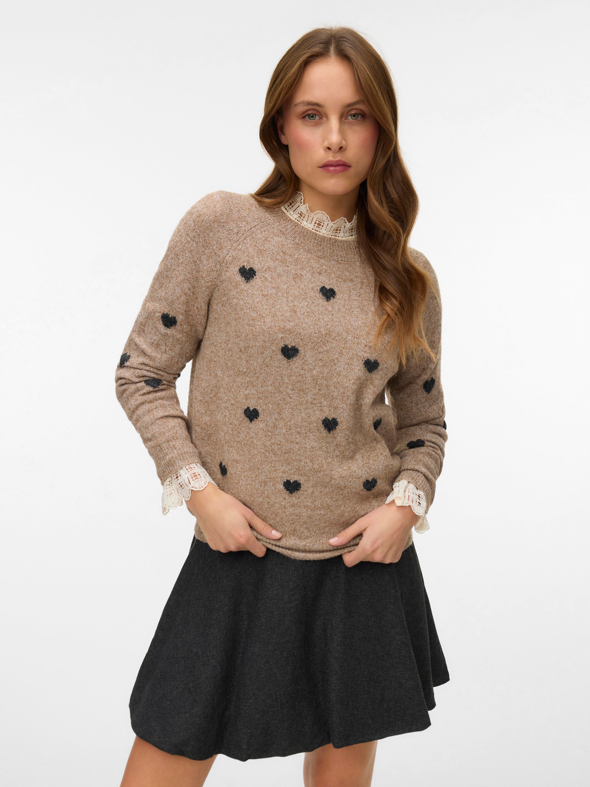 Abrigo Vero Moda Doffy Intarsia 10330790