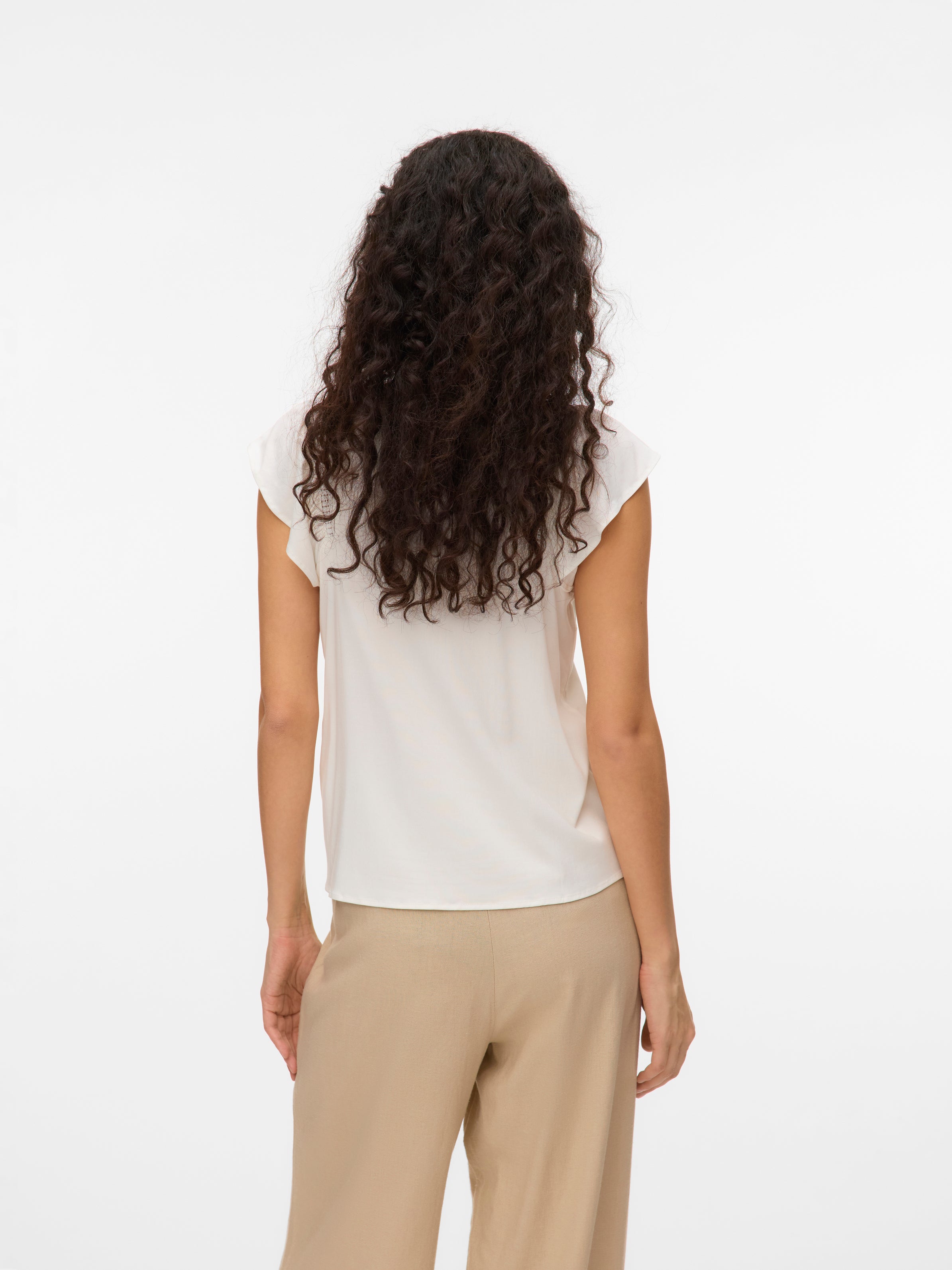 Blusa Vero Moda Bella mujer, color blanco o rosa, varios tamaños