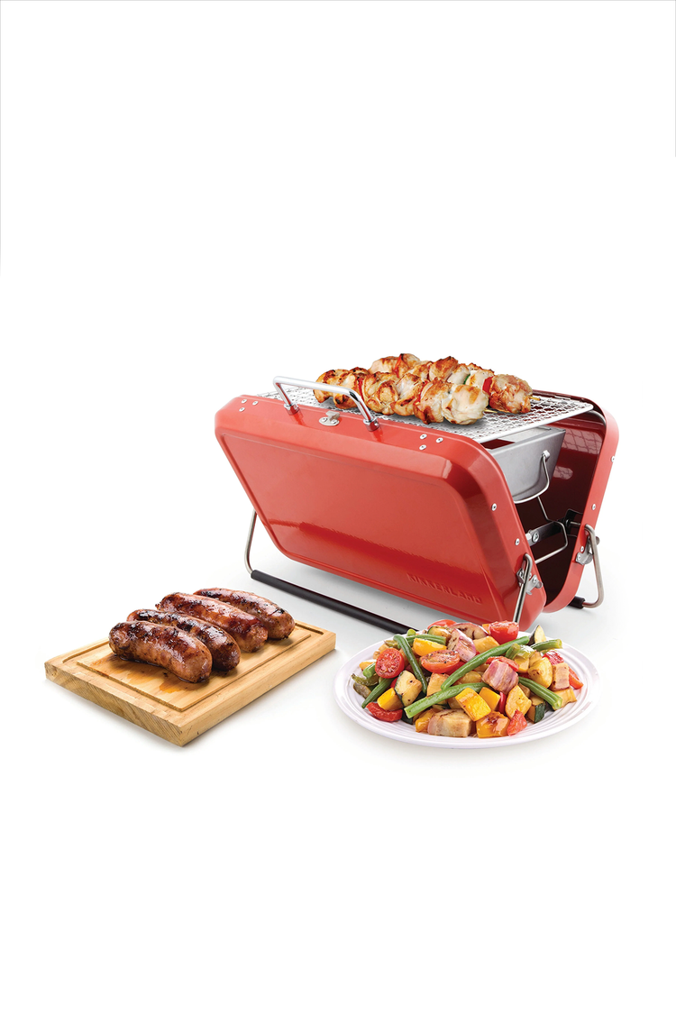 BBQ portable suitcase red BQ01-RD