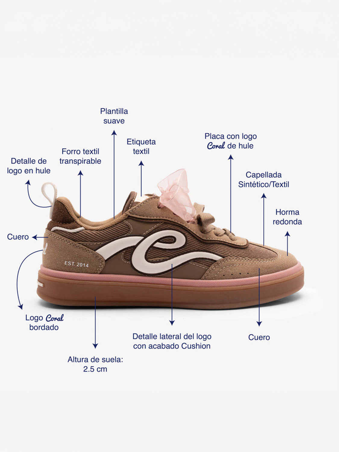 Tenis Cypress lV coral CYPRESS