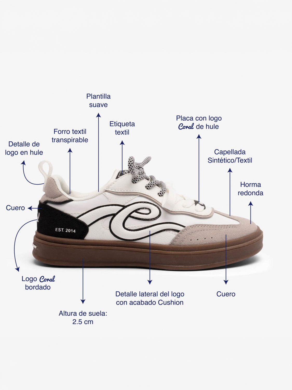 Tenis Cypress ll coral CYPRESS