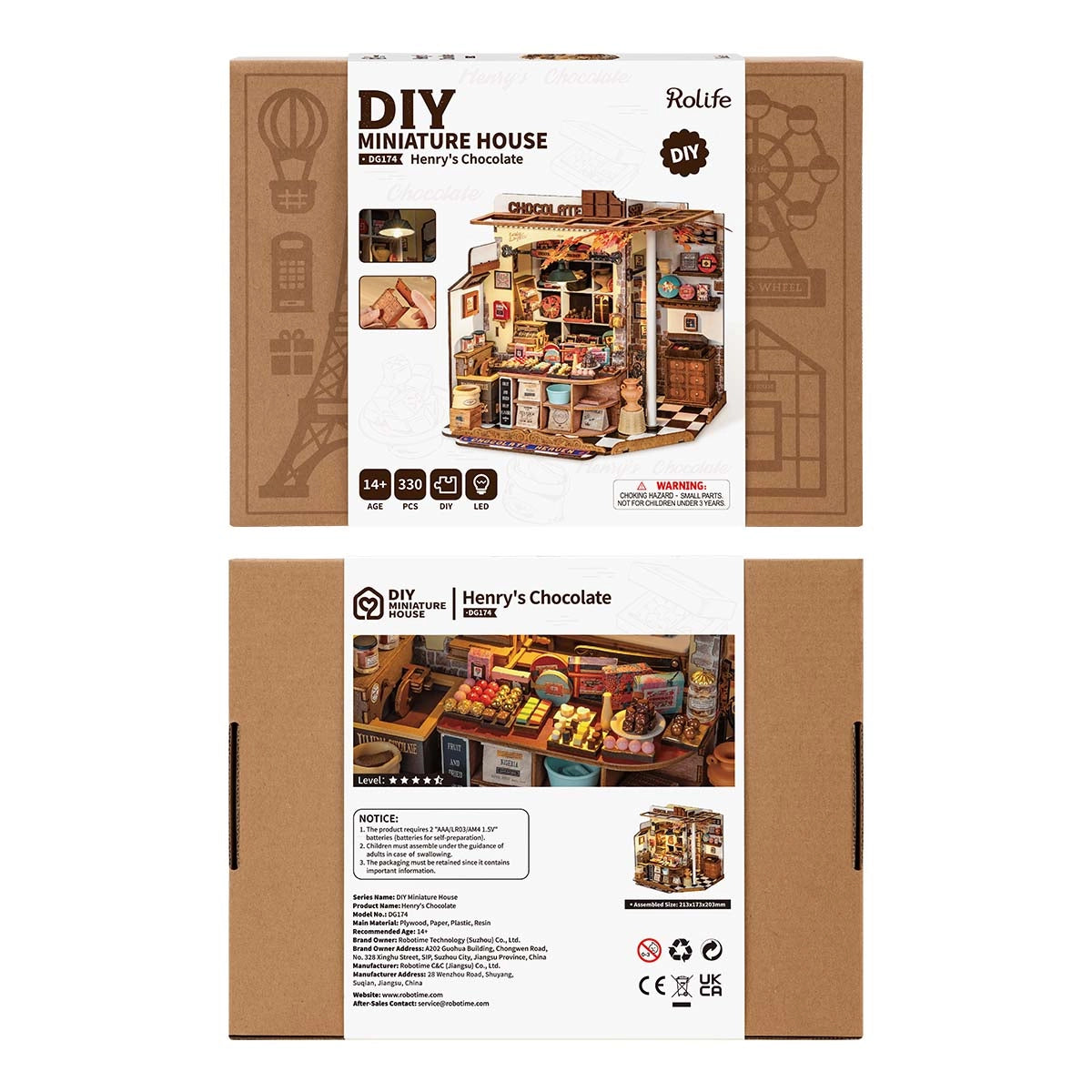 Armable Henry's chocolate DG174