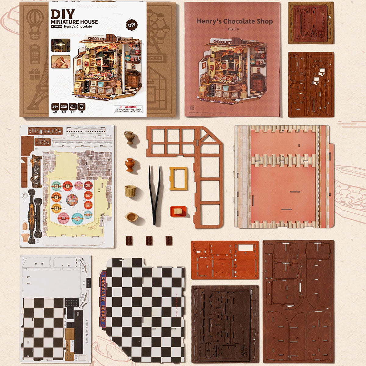 Armable Henry's chocolate DG174