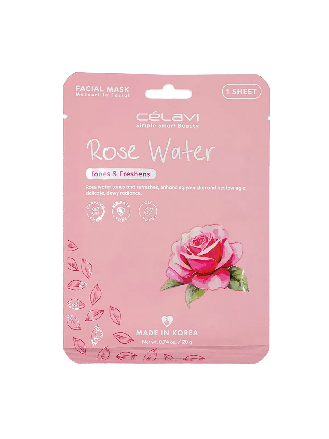 Mascarilla Celai Rose Water MK021