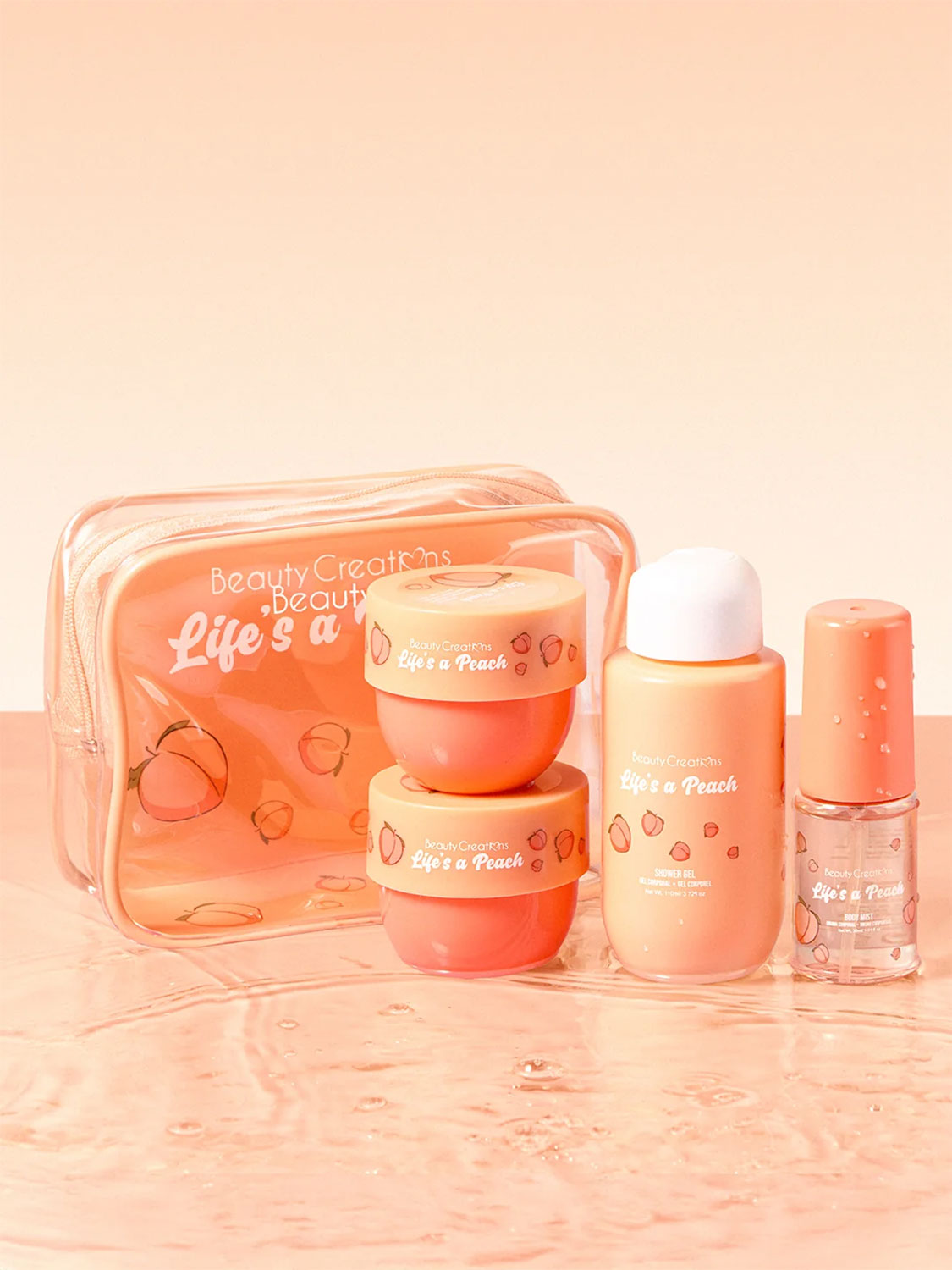 Set corporal Sweet Dose Fruity Travel Set Lifes a Peach SD-TB2