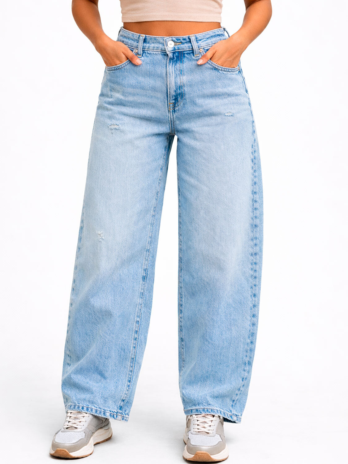 Jeans Only Taylor Barrel Cintura alta Largo 30 15349532