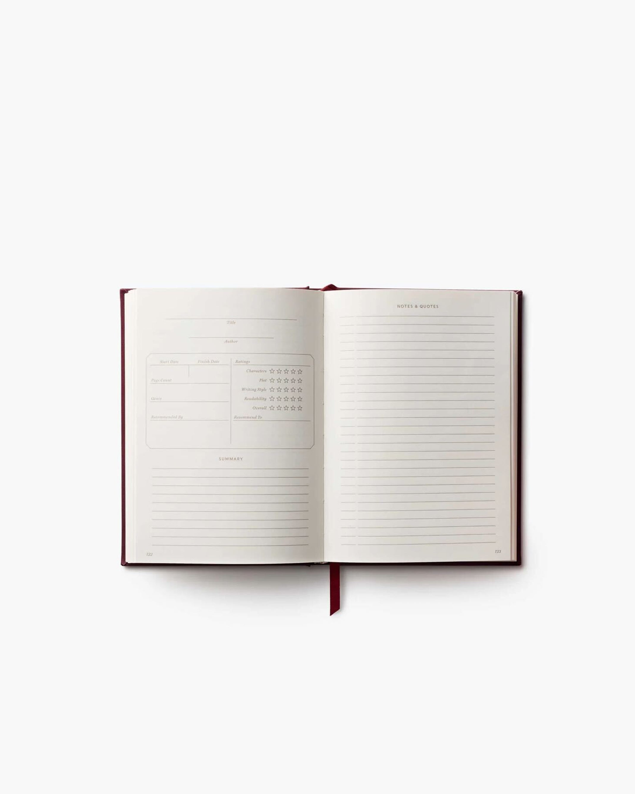 Ladies Night Book Club Embroidered Book Journal Rifle Paper JND002